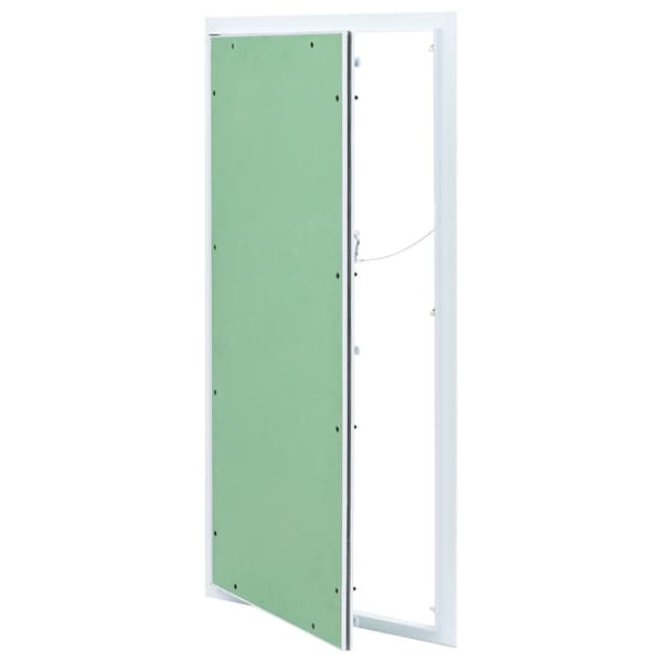 Åtkomstpanel Grön och Silver 45 x 85 cm Aluminium och gips
