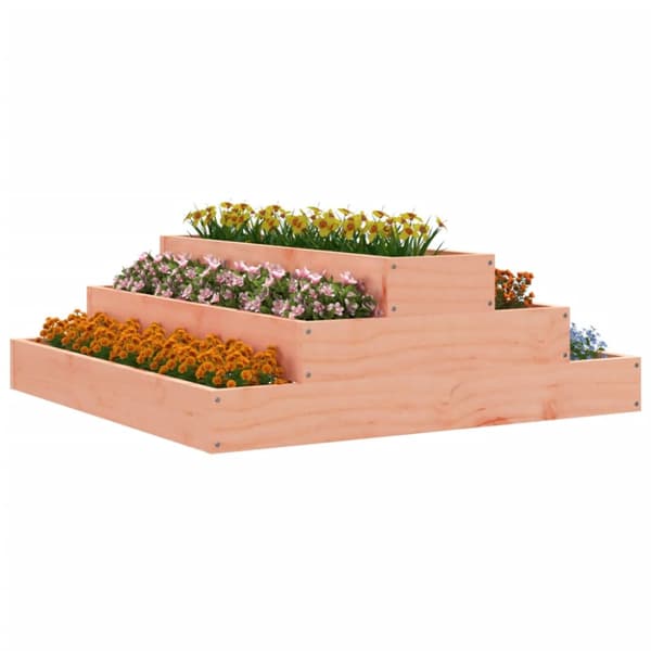 Odlingslåda 80x80x27 cm massiv douglas