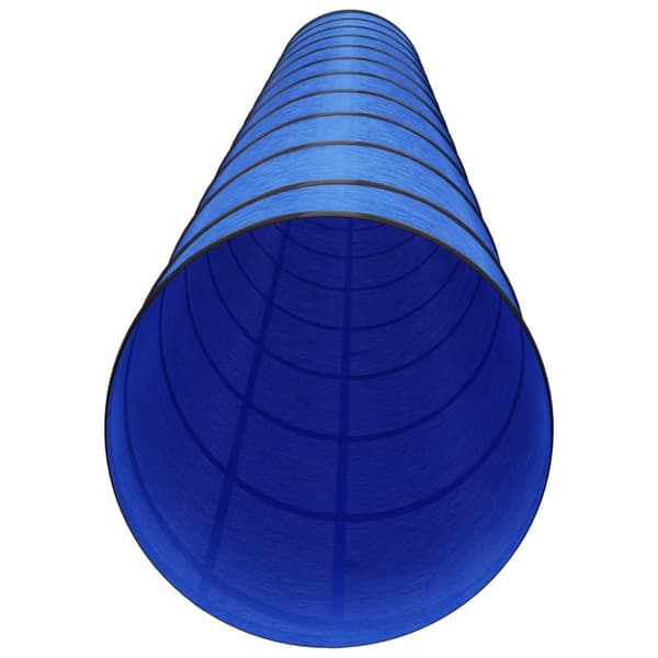 Hundtunnel blå Ø 55x500 cm polyester