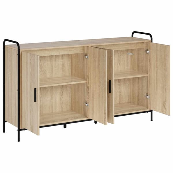 Sideboard Sonoma-ek 97 x 33 x 81 cm Konstruerat trä