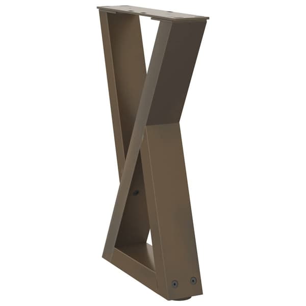 Soffbordsben 2 st naturstål 28x(42-43,3) cm stål