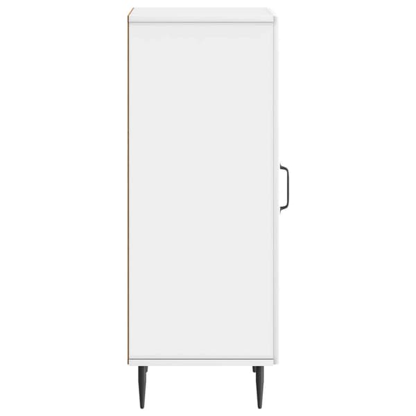 Sideboard Vit högglans 33 x 34,5 x 89,5 cm Konstruerat trä