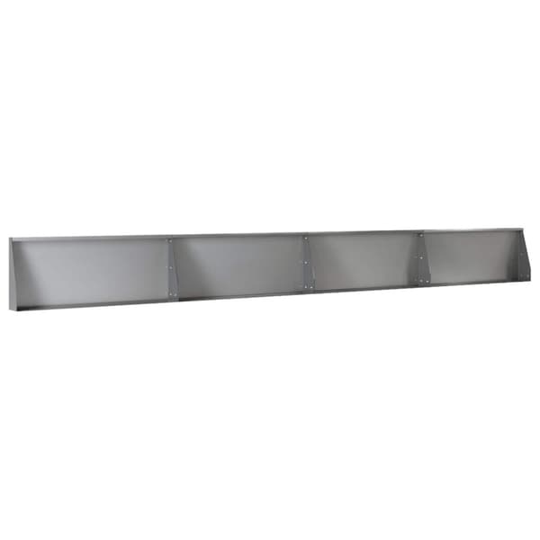 Stödvägg 4 st 100 x 12 x 40 cm Galvaniserat stål Silver