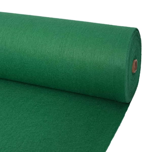 Matta Enfärgad Grön 1,2 x 12 m Polyester