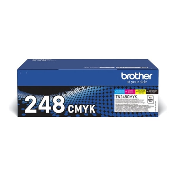 Brother TN248VAL Multipack - 4-pack - svart, gul, cyan, magenta - original - tonerkassett