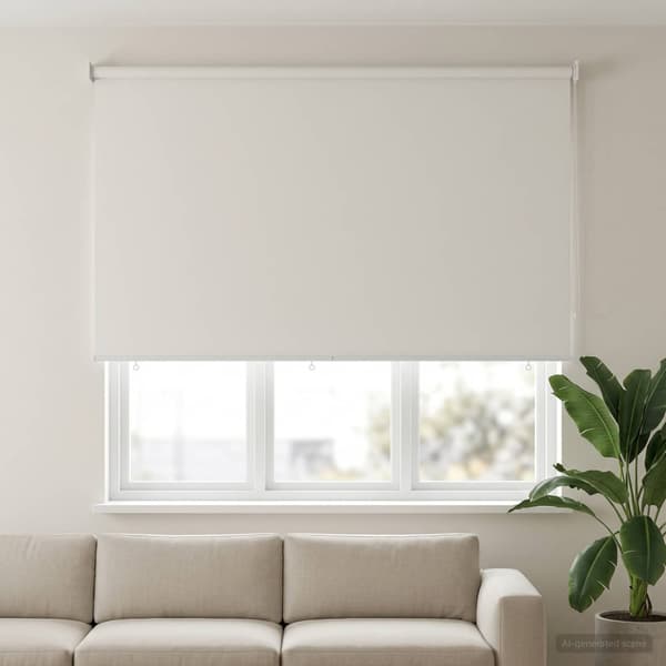 Rullgardin UV-skydd Vit 200 x 140 cm Polyester