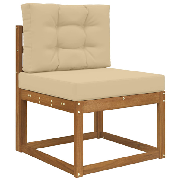 Utomhus Soffa Kudde 2 pcs Beige Polyester