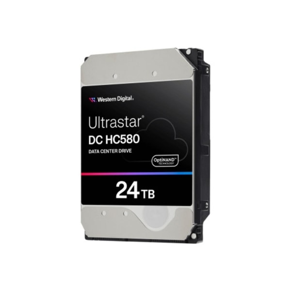 WD Ultrastar DC HC580 WUH722424ALE6L4 - hårddisk - 24 TB - SATA 6Gb/s