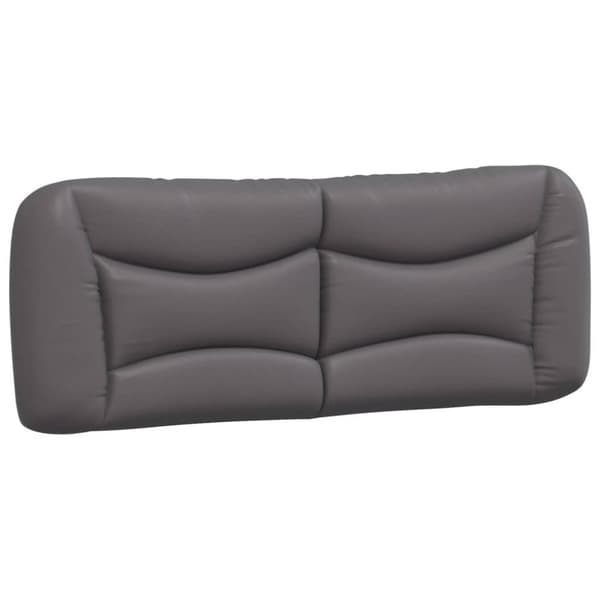 Bed Frame with LED without Mattress "Hvar" Grey 120x200 cm