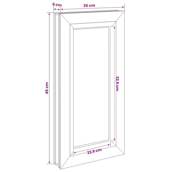 Källarfönster RISOR 35 x 45 cm PVC och glas