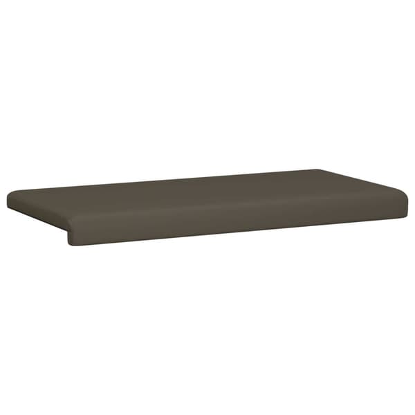 Bänk kudde Konstläder Grå Djup 35 cm