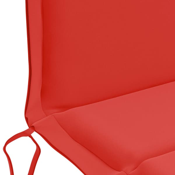 6-delade Höga Ryggstolsdynor GEMERT 6 st 100% Polyester Röd