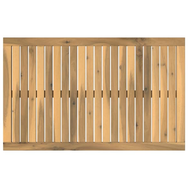 Bordsskiva 88,5 x 55 x 2 cm Rektangulär Massivt Akaciaträ Vit