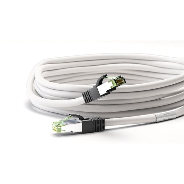 goobay patch-kabel - 7.5 m - vit