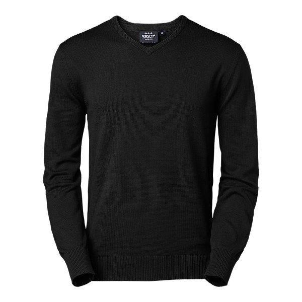 James Pullover V Neck Black Male