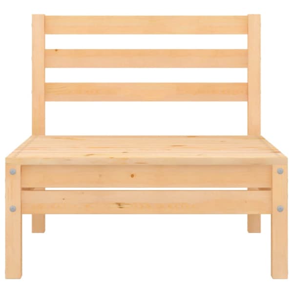 Loungegrupp 3 delar massiv furu