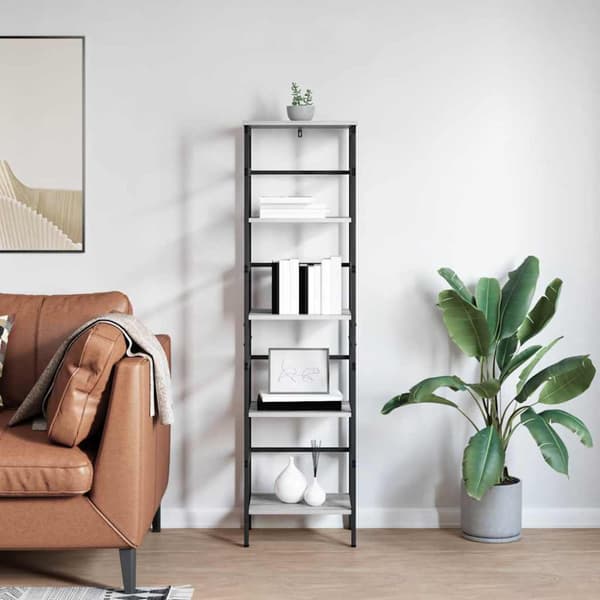 Hyllsystem Grå Sonoma 40 x 29,5 x 149 cm Konstruerat trä