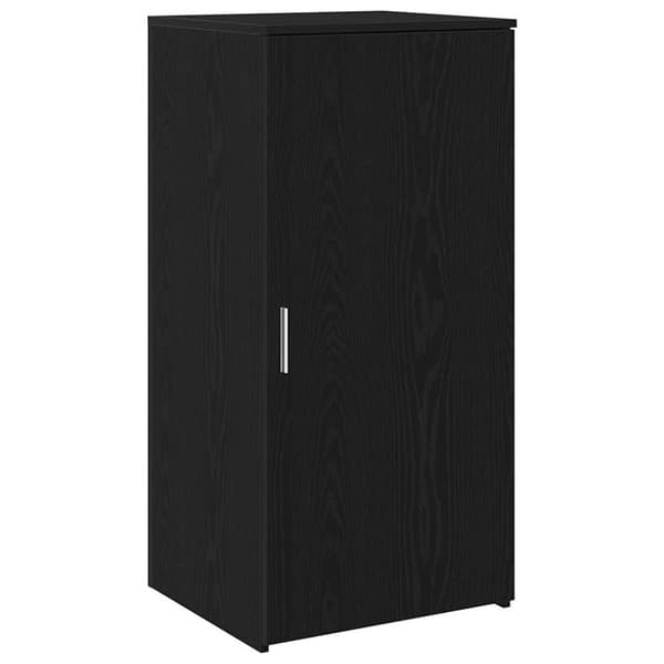 Receptionsdisk svart ek 200x50x103,5 cm konstruerat trä