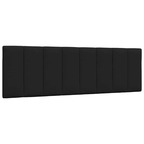 Bed Frame without Mattress "Hanko" Black 160x200 cm Fabric
