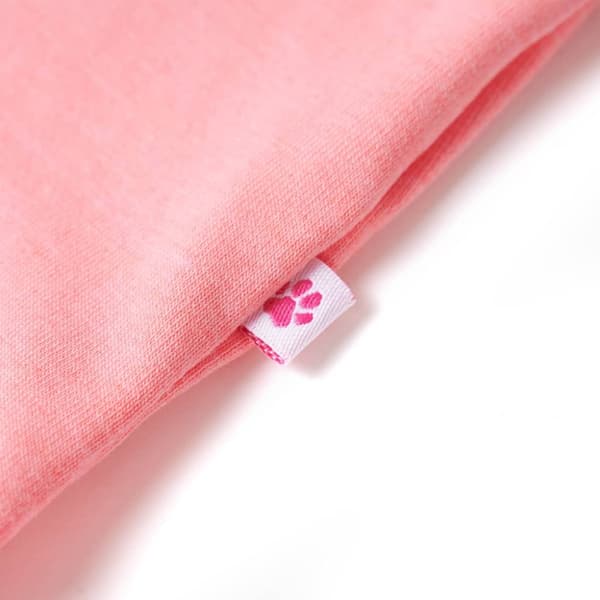 T-shirt för barn stark rosa 128