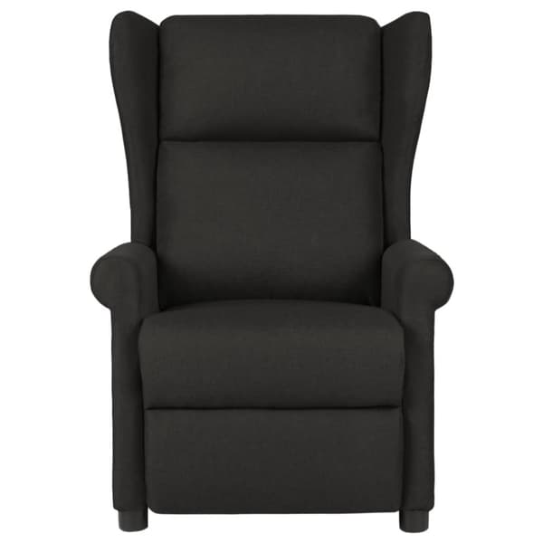 Reclinerfåtölj svart tyg