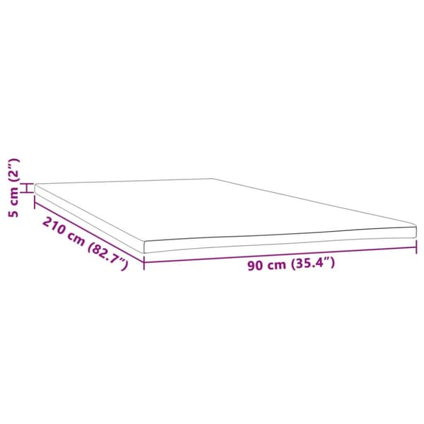 Madrasskydd 90x210x5 cm