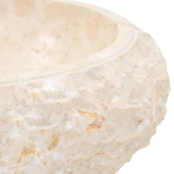 Handfat 40x12 cm marmor gräddvit