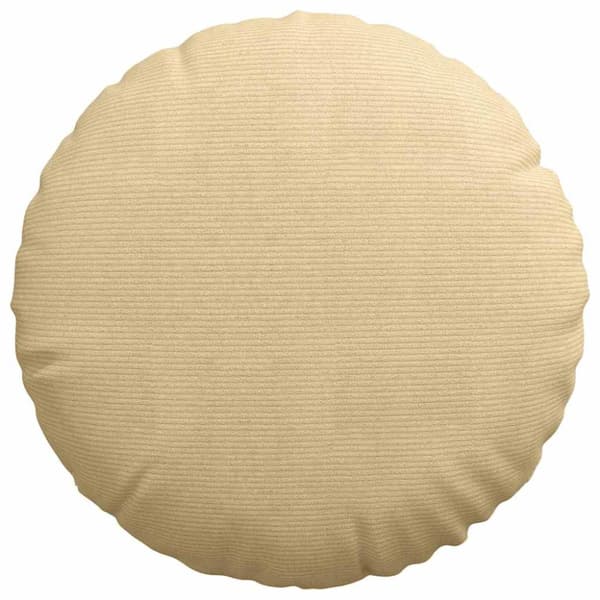 Sittkuddar 2 pcs Grågrön Ø 80 cm Kordread tyg