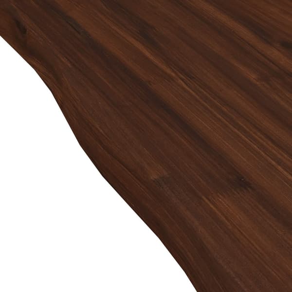 Rektangulärt Bordsskiva 90 x 50 x 3,5 cm Rektangulär Mörkbrun