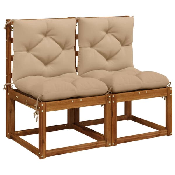 2-delars Palletdynor VIANEN 2 st 100% Polyester Sand