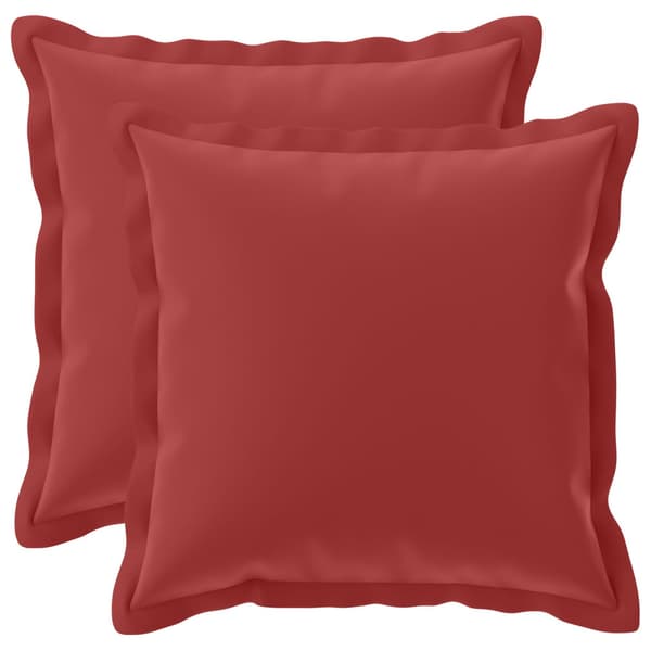 Kuddöverdrag 2 st HOUTEN Vinröd 40 x 40 cm Polyester