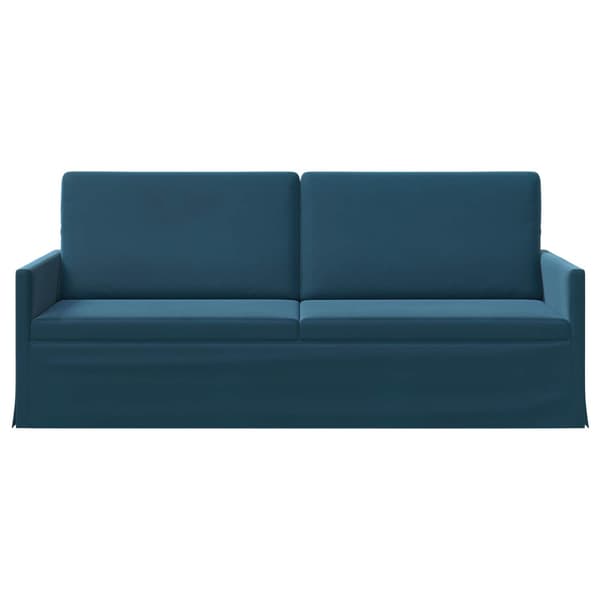 3-sitssoffa Blå 190 x 81 x 82 cm Sammet (V)
