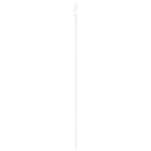 Skjutdörr 78 x 211 cm Konstruerat trä Vit