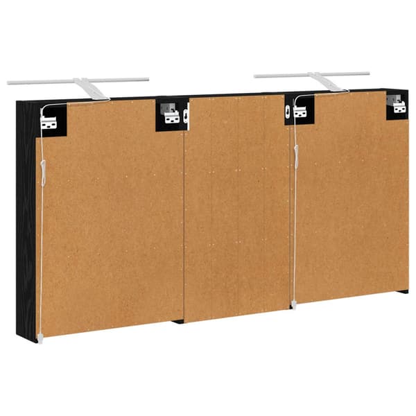 Badrumsskåpsset 3 pcs 140 x 14,5 x 70 cm Konstruerat trä