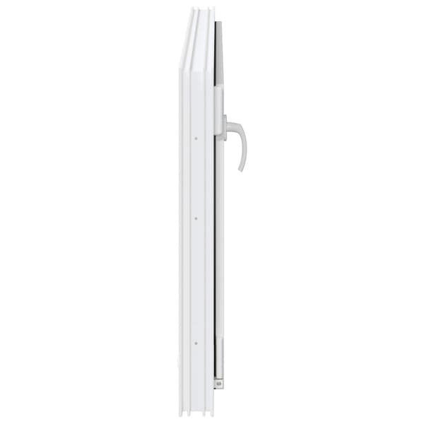Källarfönster RISOR Vit 110 x 50 cm PVC och glas
