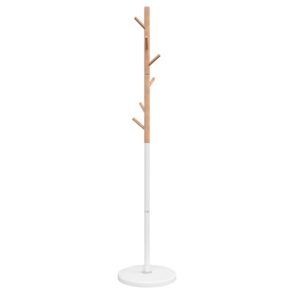 Klädställning vit 172 cm pulverlackerat järn