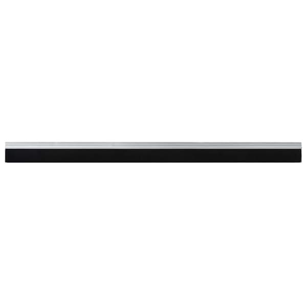 Självhäftande dörrborstlist 6 pcs Silver 100 cm