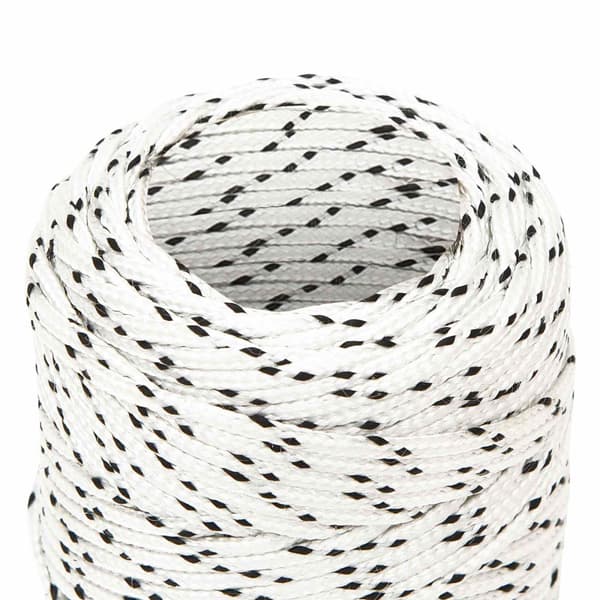 Mångsidigt bruksrep 2 mm 25 m Vit Polyester 50 kg Maxbelastning
