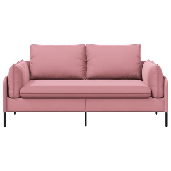 2-sits soffa 2-sits Rosa 188 x 81 x 89 cm Sammet