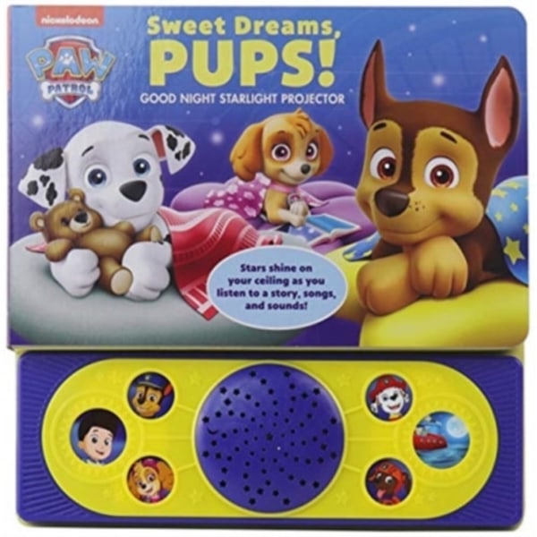 Nickelodeon PAW Patrol: Sweet Dreams, Pups! Good Night Starlight Projector Sound Book (bok, board book, eng)