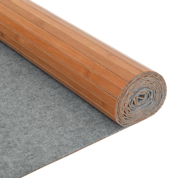 Rumsavdelare naturlig bredd 400 cm höjd 165 cm bambu