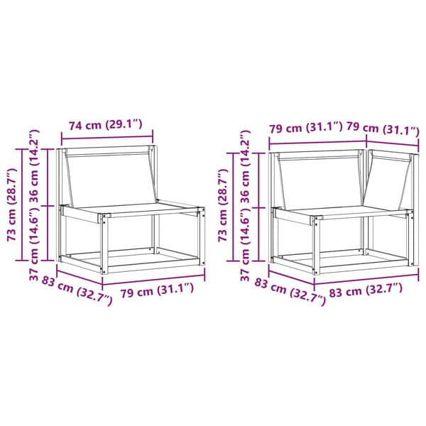 Utomhussoffset med kudde 9 pcs Vit och Beige