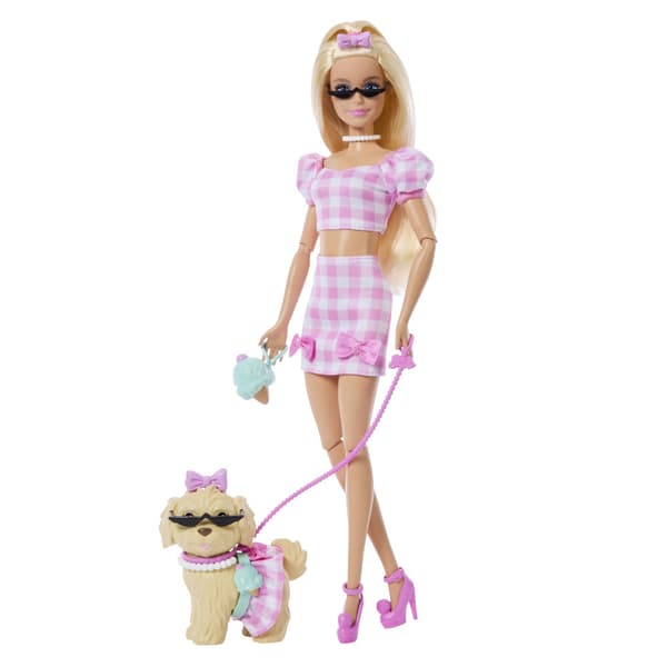Barbie Tvillingstil Blond, rosetter