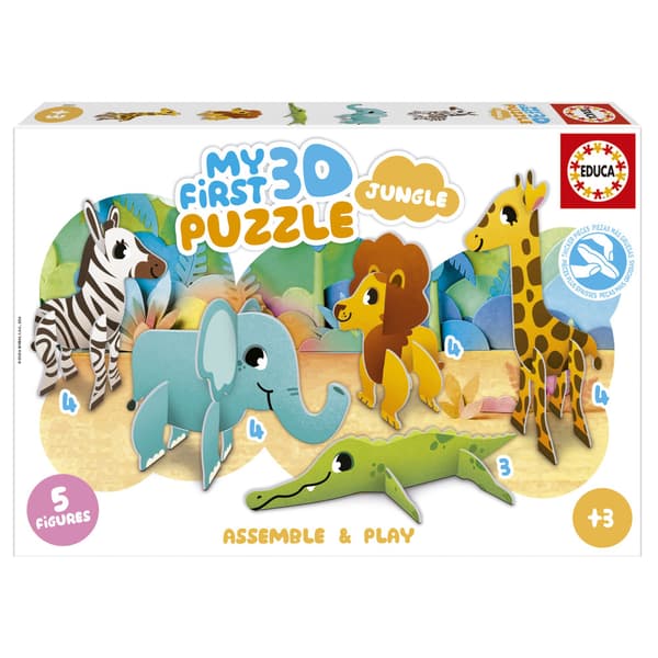 Educa 3D Puzzle Kids Baby Jungle