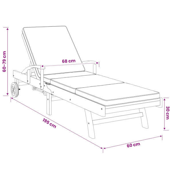 Solstol 100% Polyester Solid-Teak