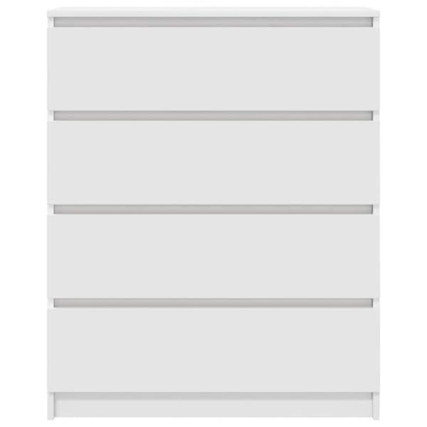 Skänk vit 80x35x99 cm konstruerat trä