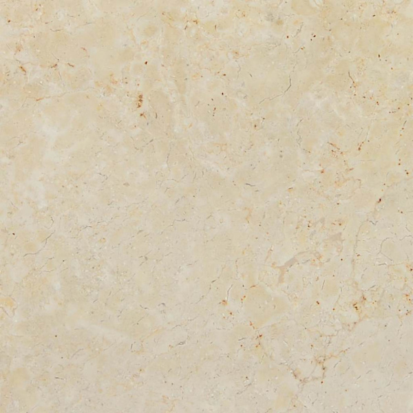 Bordsskiva gräddvit Ø60x2,5 cm marmor