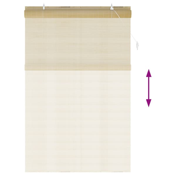 Rullgardin Naturlig 130 x 220 cm Bambu