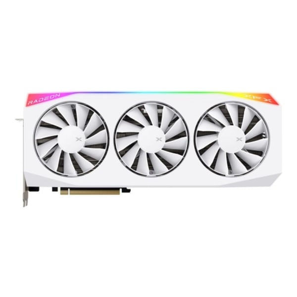 XFX Mercury Radeon RX 9070XT OC - Gaming Edition - grafikkort - Radeon RX 9070 XT - 16 GB - vit
