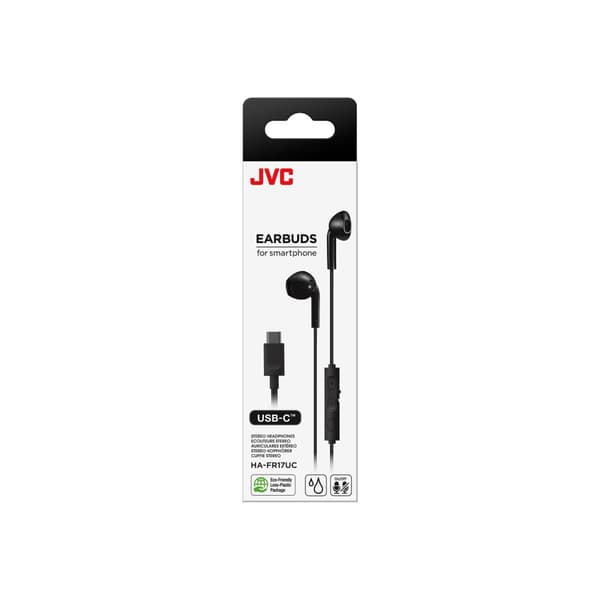 JVC HA-FR17UC - hörlurar med mikrofon - USB-C